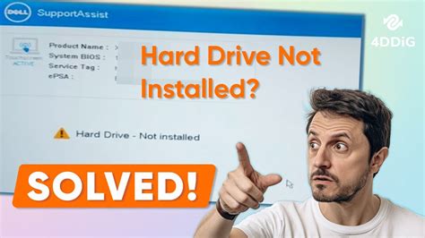 hard drive test failed disk not installed|windows 10 hard drive not installed.